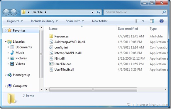 Set Video File As Taskbar User Picture In Windows 7