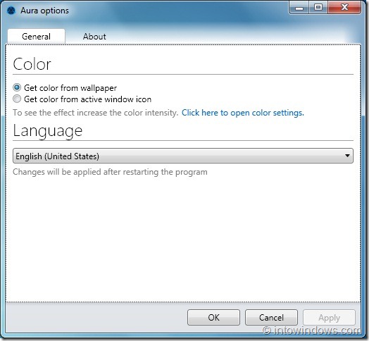 Enable Aero Auto-Colorization In Windows 7