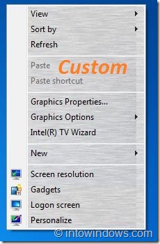 Custom Background In Desktop Context Menu