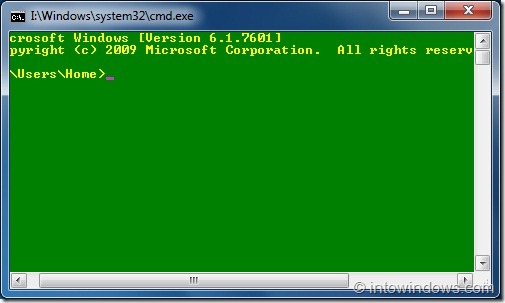 How To Change Command Prompt Text And Background Color In Windows 7