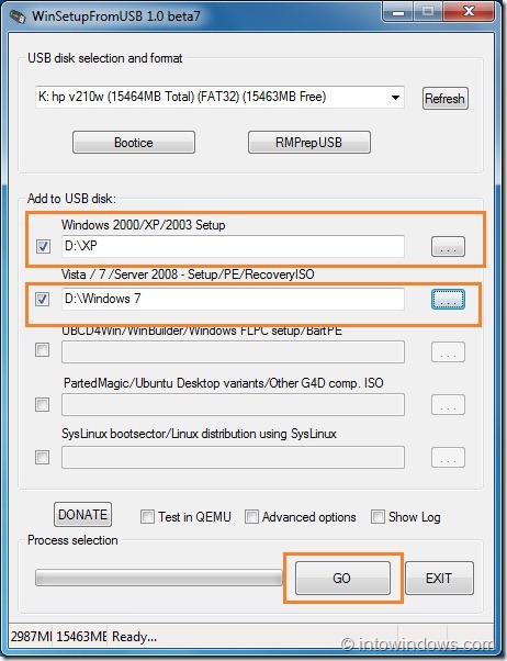 Create Multiboot Windows 7 and XP USB Flash Drive Step3