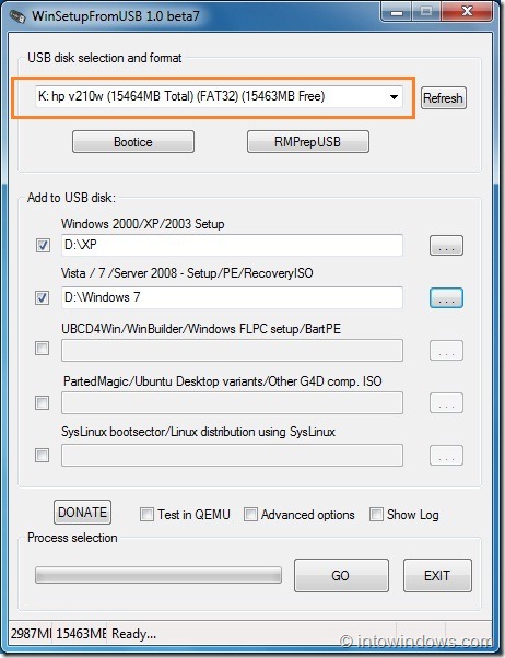 Create Multiboot Windows 7 and XP USB Flash Drive Step2