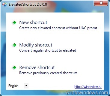 ElevatedShortcut For Windows