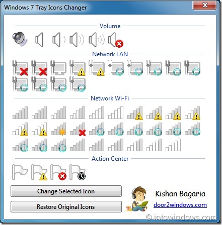 Windows 7 Tray Icons Changer