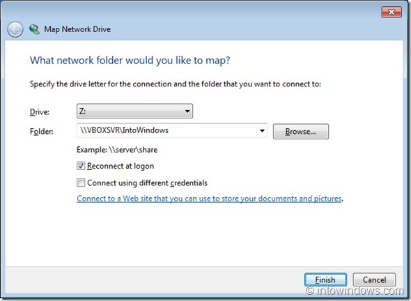 Share Folders Between VirtualBox And Windows 7 Host Machine Step6