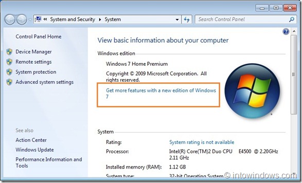 Upgrade Windows 7 Home Premium To Professional Edition