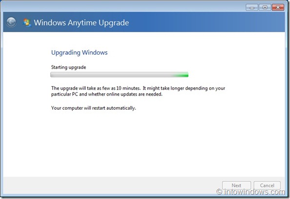 Upgrade Windows 7 Home Premium To Professional Edition step7