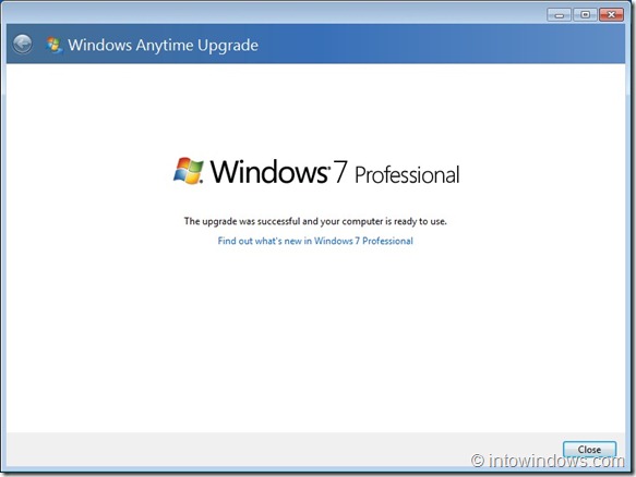 Upgrade Windows 7 Home Premium To Professional Edition step9