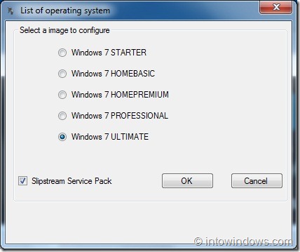 Slipstream Windows 7 SP1 Into Windows 7 Installation DVD Step3