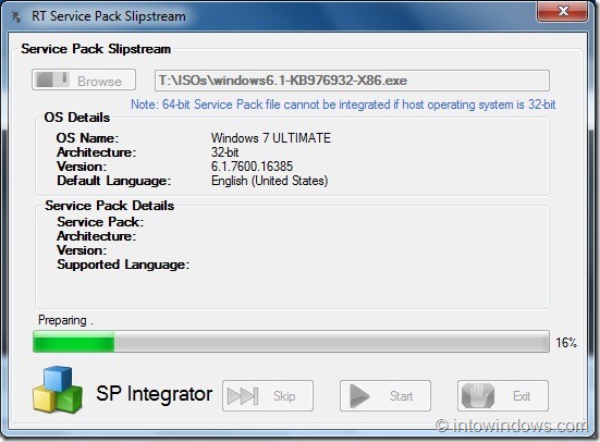 Slipstream Windows 7 SP1 Into Windows 7 DVD ISO step11