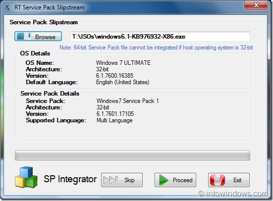 Slipstream Windows 7 SP1 Into Windows 7 DVD ISO step12