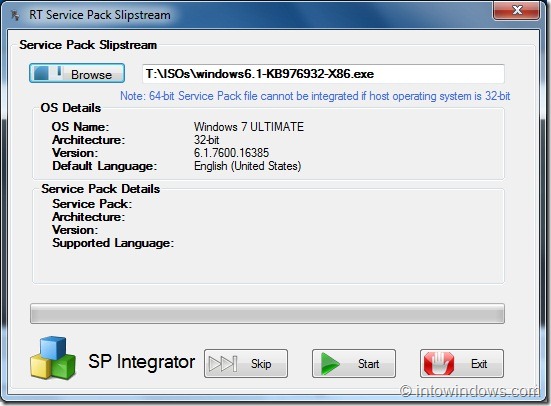 Slipstream Windows 7 SP1 Into Windows 7 DVD ISO