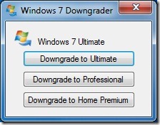 Windows 7 Downgrader