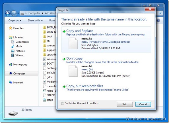 Create Multiboot USB Flash Drive With Windows 7 and XP Step 11A