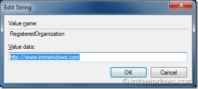 Change Registered Owner and Organization Name In Windows 7 step5