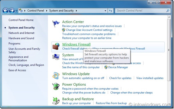 Restore Windows 7 Firewall To Default Settings step2