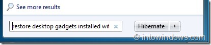 How To Reinstall Uninstalled Gadgets in Windows 7 step2