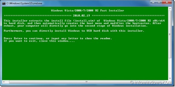 Install Windows 7 to USB external hard drive1