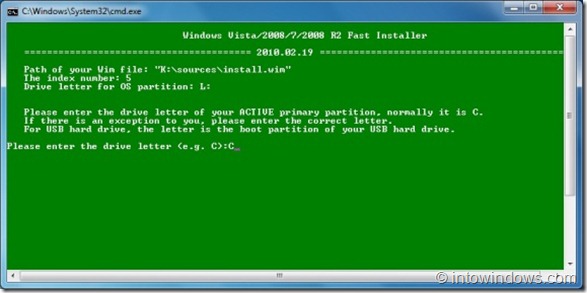 Install Windows 7 to an USB external hard drive4