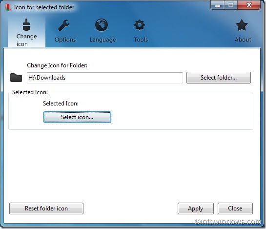 Change folder color and icon in windows 7