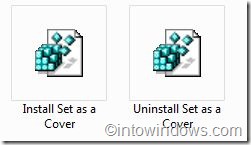 set as cover for windows