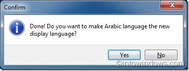 install language pack in Windows 7 Professional edition