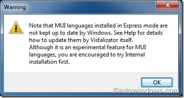 Installing Language Pack in Windows 7 Professional