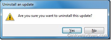 Uninstall Windows 7 sp1 guide