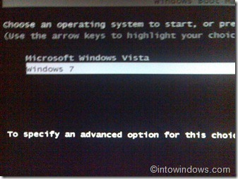 set windows 7 as default operating system