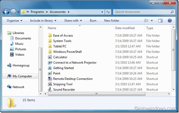 Manually organize start menu in windows 7