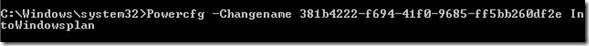 rename power plans in windows 7