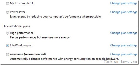 rename power plans in windiws 7