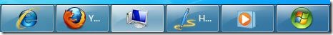 change taskbar button size in windows 7