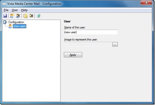 Read emails in windows 7 media center