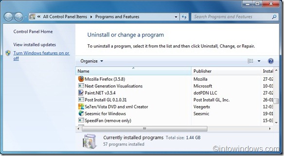 reinstall windows media center in windows 7 guide1