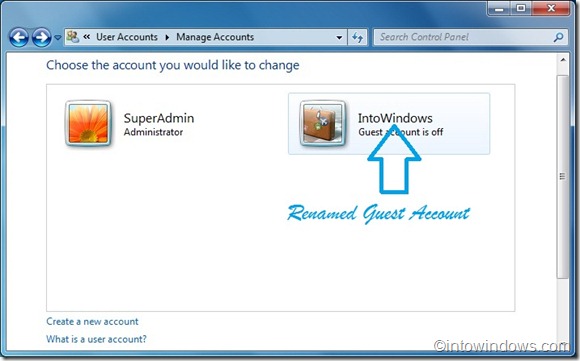 renaming guest account in windows 7