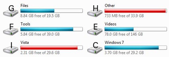 Show drive letters on drive icons