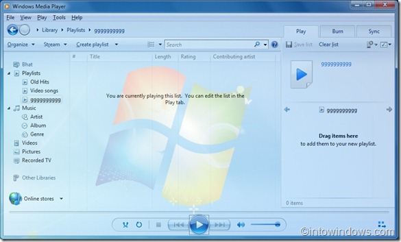 Transparent Windows Media Player