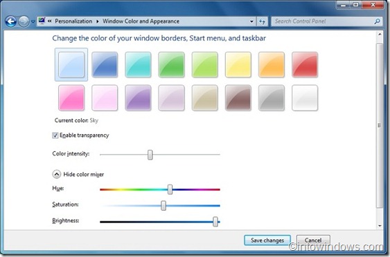 customize window color 2