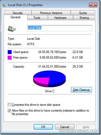 disk cleanup