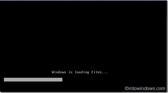 Windows is loading files