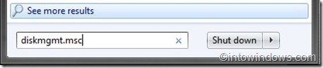 Windows 7 disk management