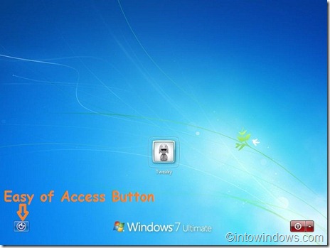 logon screen