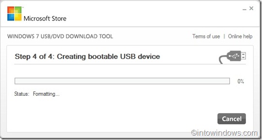 creating  bootable USB device