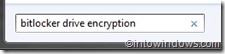 bitlocker drive encryption