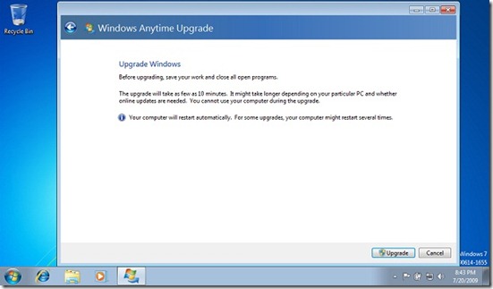 windows anytime upgrade 22