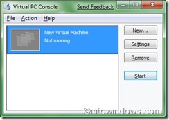 Virtual PC Conslole