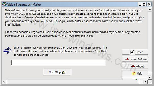 Video screen saver maker