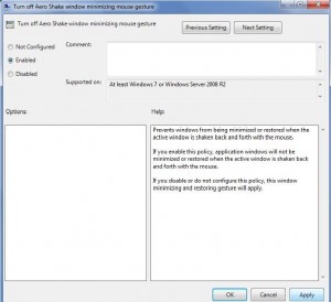 Aero Shake in Windows 7