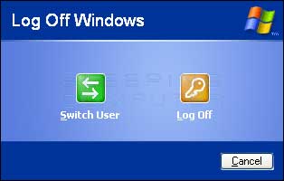 Log off options